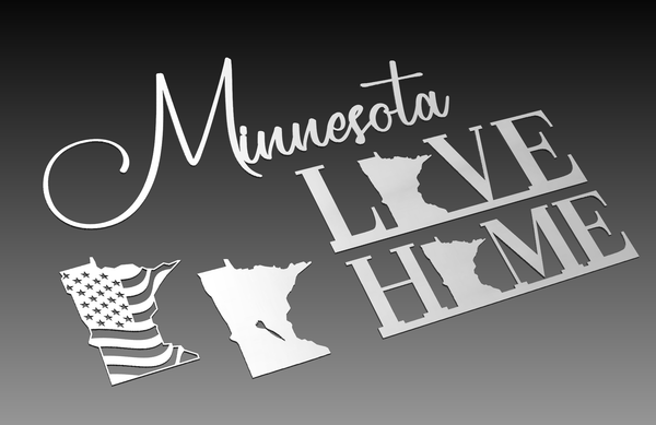 Minnesota State Theme - DXF Cut Ready File Collection