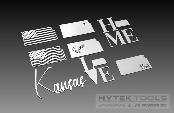 Kc Cnc File Kansas Theme - Cut Ready DXF File Collection – Hytek Tools - Fiber ...