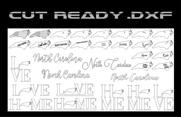 North Carolina Theme - Cut Ready File Collection