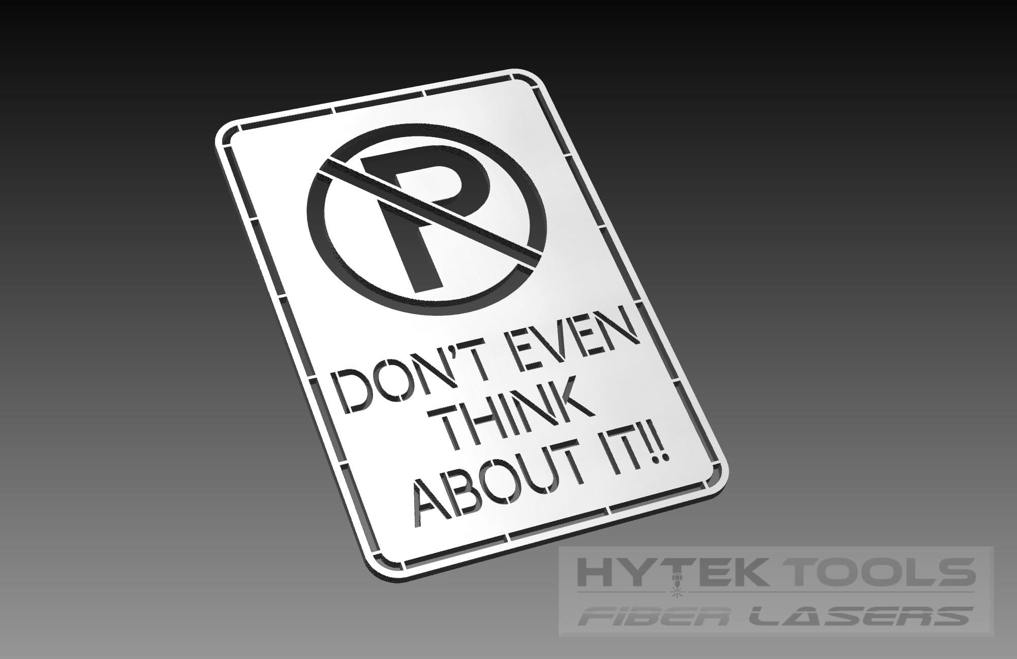 Parking Signs - DXF Cut Ready File Collection – Hytek Tools - Fiber ...